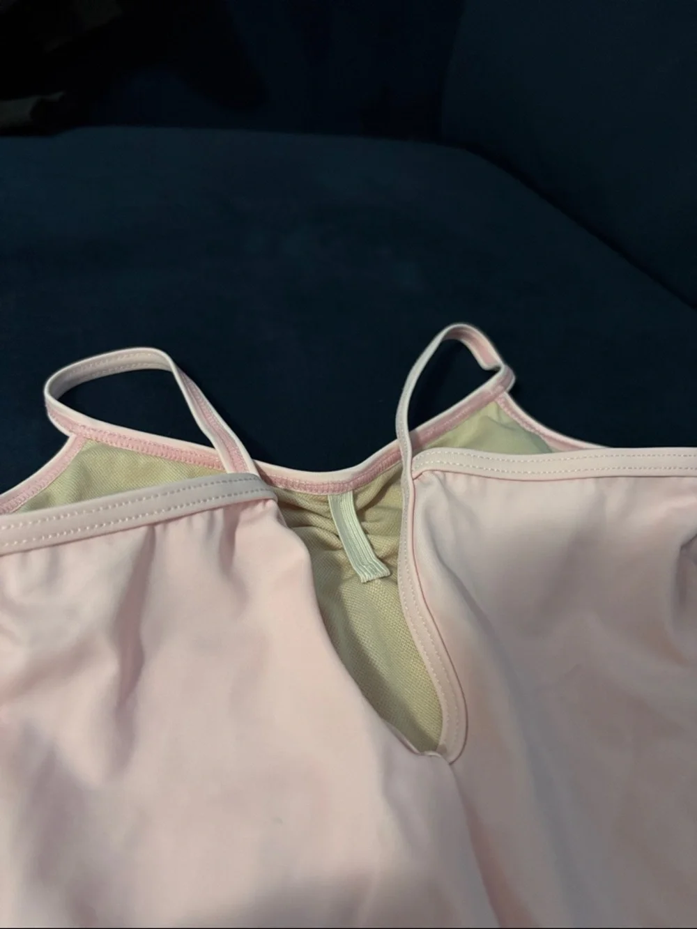 balera Pink Dance Leotard with front ruching